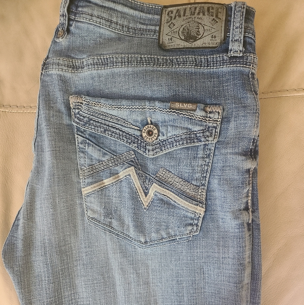 Mens Salvage Jeans size 38x32